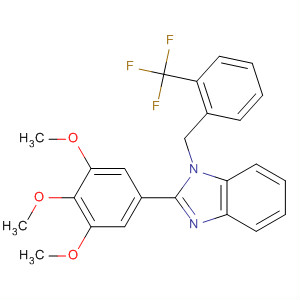 175713-00-5  1H-Benzimidazole,1-[[2-(trifluoromethyl)phenyl]methyl]-2-(3,4,5-trimethoxyphenyl)-