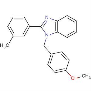 175713-16-3  1H-Benzimidazole, 1-[(4-methoxyphenyl)methyl]-2-(3-methylphenyl)-