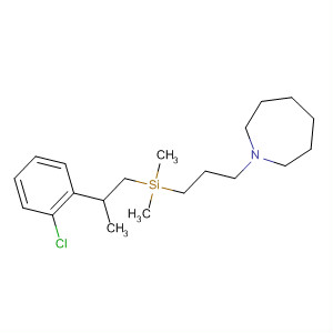 175970-40-8  1H-Azepine,1-[3-[[2-(2-chlorophenyl)propyl]dimethylsilyl]propyl]hexahydro-