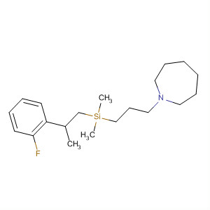 175970-42-0  1H-Azepine,1-[3-[[2-(2-fluorophenyl)propyl]dimethylsilyl]propyl]hexahydro-