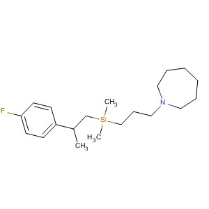 175970-43-1  1H-Azepine,1-[3-[[2-(4-fluorophenyl)propyl]dimethylsilyl]propyl]hexahydro-