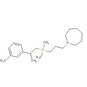 175970-44-2  1H-Azepine,1-[3-[dimethyl[2-(3-methylphenyl)propyl]silyl]propyl]hexahydro-