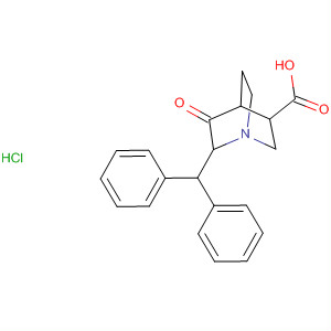 176774-36-0  1-Azabicyclo[2.2.2]octane-3-carboxylic acid, 6-(diphenylmethyl)-5-oxo-,hydrochloride