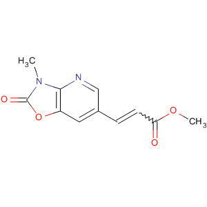 176908-16-0  2-Propenoic acid,3-(2,3-dihydro-3-methyl-2-oxooxazolo[4,5-b]pyridin-6-yl)-, methyl ester