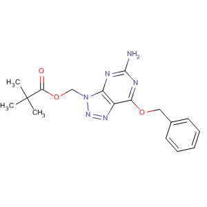 177328-91-5  Propanoic acid, 2,2-dimethyl-,[5-amino-7-(phenylmethoxy)-3H-1,2,3-triazolo[4,5-d]pyrimidin-3-yl]methyl ester