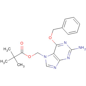 177328-96-0  Propanoic acid, 2,2-dimethyl-,[2-amino-6-(phenylmethoxy)-7H-purin-7-yl]methyl ester