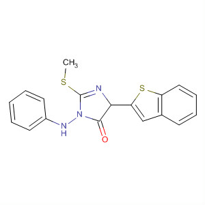 177487-50-2  4H-Imidazol-4-one,5-benzo[b]thien-2-yl-3,5-dihydro-2-(methylthio)-3-(phenylamino)-