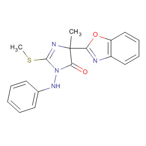 177487-54-6  4H-Imidazol-4-one,5-(2-benzoxazolyl)-3,5-dihydro-5-methyl-2-(methylthio)-3-(phenylamino)-