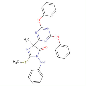 177487-88-6  4H-Imidazol-4-one,5-(4,6-diphenoxy-1,3,5-triazin-2-yl)-3,5-dihydro-5-methyl-2-(methylthio)-3-(phenylamino)-