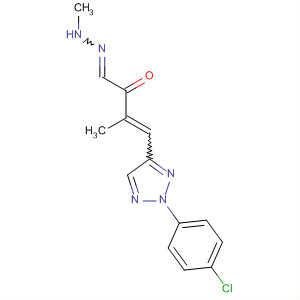 177494-50-7  3-Buten-2-one, 4-[2-(4-chlorophenyl)-2H-1,2,3-triazol-4-yl]-3-methyl-,methylhydrazone