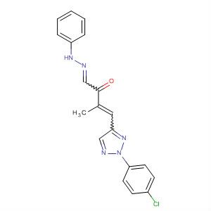 177494-51-8  3-Buten-2-one, 4-[2-(4-chlorophenyl)-2H-1,2,3-triazol-4-yl]-3-methyl-,phenylhydrazone