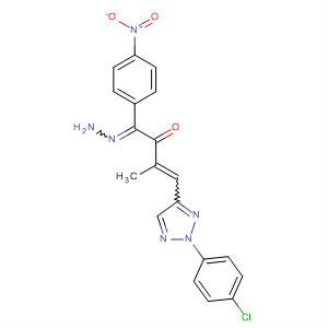 177494-54-1  3-Buten-2-one, 4-[2-(4-chlorophenyl)-2H-1,2,3-triazol-4-yl]-3-methyl-,(4-nitrophenyl)hydrazone