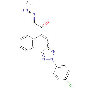 177494-57-4  3-Buten-2-one, 4-[2-(4-chlorophenyl)-2H-1,2,3-triazol-4-yl]-3-phenyl-,methylhydrazone