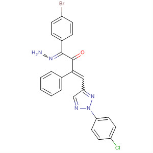 177494-60-9  3-Buten-2-one, 4-[2-(4-chlorophenyl)-2H-1,2,3-triazol-4-yl]-3-phenyl-,(4-bromophenyl)hydrazone