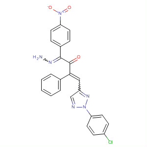 177494-61-0  3-Buten-2-one, 4-[2-(4-chlorophenyl)-2H-1,2,3-triazol-4-yl]-3-phenyl-,(4-nitrophenyl)hydrazone