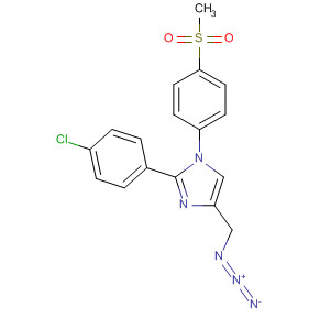 177661-78-8  1H-Imidazole,4-(azidomethyl)-2-(4-chlorophenyl)-1-[4-(methylsulfonyl)phenyl]-
