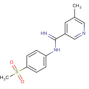 177662-64-5  3-Pyridinecarboximidamide, 5-methyl-N-[4-(methylsulfonyl)phenyl]-