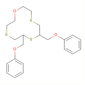 177724-69-5  1-Oxa-4,7,10-trithiacyclododecane, 6,8-bis(phenoxymethyl)-