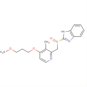 177795-59-4  1H-Benzimidazole,2-[(S)-[[4-(3-methoxypropoxy)-3-methyl-2-pyridinyl]methyl]sulfinyl]-