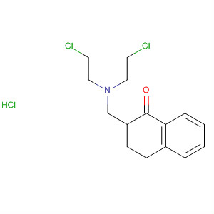 17797-98-7  1(2H)-Naphthalenone, 2-[[bis(2-chloroethyl)amino]methyl]-3,4-dihydro-,hydrochloride