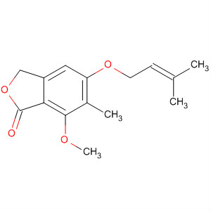 17811-33-5  1(3H)-Isobenzofuranone,7-methoxy-6-methyl-5-[(3-methyl-2-butenyl)oxy]-