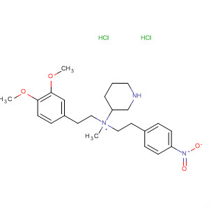 178245-02-8  3-Piperidinamine,N-[2-(3,4-dimethoxyphenyl)ethyl]-N-methyl-1-[2-(4-nitrophenyl)ethyl]-,dihydrochloride
