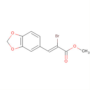 165284-13-9  2-Propenoic acid, 3-(1,3-benzodioxol-5-yl)-2-bromo-, methyl ester,(2Z)-