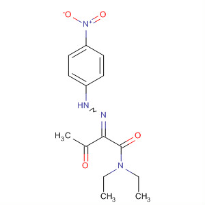 165376-50-1  Butanamide, N,N-diethyl-2-[(4-nitrophenyl)hydrazono]-3-oxo-