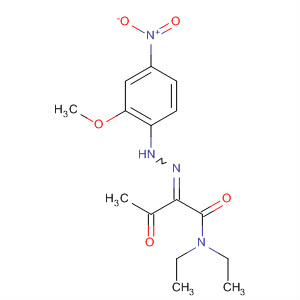 165376-51-2  Butanamide, N,N-diethyl-2-[(2-methoxy-4-nitrophenyl)hydrazono]-3-oxo-