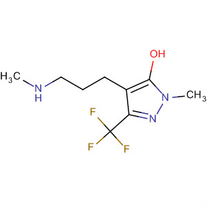 165554-84-7  1H-Pyrazol-5-ol, 1-methyl-4-[3-(methylamino)propyl]-3-(trifluoromethyl)-