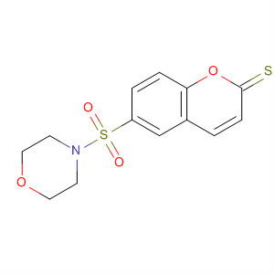 166097-66-1  Morpholine, 4-[(2-thioxo-2H-1-benzopyran-6-yl)sulfonyl]-