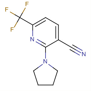 166451-04-3  3-Pyridinecarbonitrile, 2-(1-pyrrolidinyl)-6-(trifluoromethyl)- 166451-04-3  3-Pyridinecarbonitrile, 2-(1-pyrrolidinyl)-6-(trifluoromethyl)-