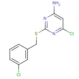 166751-69-5  4-Pyrimidinamine, 6-chloro-2-[[(3-chlorophenyl)methyl]thio]-
