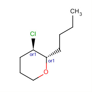 16695-42-4  2H-Pyran, 2-butyl-3-chlorotetrahydro-, trans-