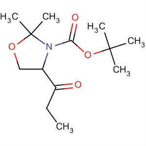 167102-66-1  3-Oxazolidinecarboxylic acid, 2,2-dimethyl-4-(1-oxopropyl)-,1,1-dimethylethyl ester, (R)- 167102-66-1  3-Oxazolidinecarboxylic acid, 2,2-dimethyl-4-(1-oxopropyl)-,1,1-dimethylethyl ester, (R)-