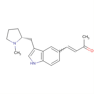167302-62-7  3-Buten-2-one, 4-[3-[(1-methyl-2-pyrrolidinyl)methyl]-1H-indol-5-yl]-, (R)-