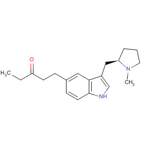 167302-65-0  3-Pentanone, 1-[3-[(1-methyl-2-pyrrolidinyl)methyl]-1H-indol-5-yl]-, (R)-
