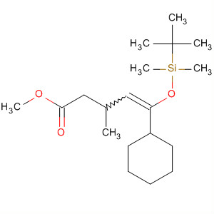 167476-50-8  4-Pentenoic acid,5-cyclohexyl-5-[[(1,1-dimethylethyl)dimethylsilyl]oxy]-3-methyl-, methylester