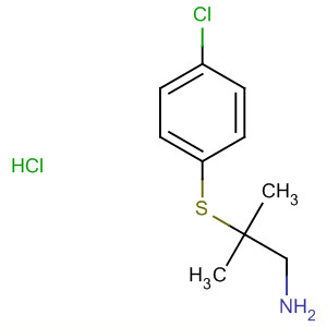 167762-89-2  1-Propanamine, 2-[(4-chlorophenyl)thio]-2-methyl-, hydrochloride