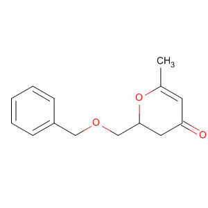 167841-04-5  4H-Pyran-4-one, 2,3-dihydro-6-methyl-2-[(phenylmethoxy)methyl]-