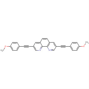 168003-71-2  1,10-Phenanthroline, 3,8-bis[(4-methoxyphenyl)ethynyl]-