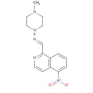 169261-20-5  1-Piperazinamine, 4-methyl-N-[(5-nitro-1-isoquinolinyl)methylene]-
