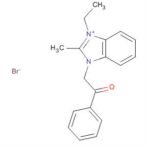 16935-14-1  1H-Benzimidazolium, 1-ethyl-2-methyl-3-(2-oxo-2-phenylethyl)-,bromide