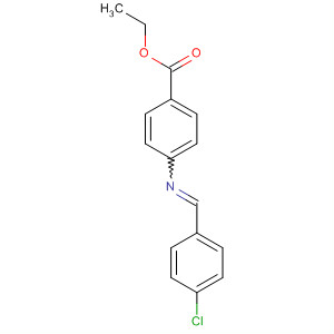 16979-23-0  Benzoic acid, 4-[[(4-chlorophenyl)methylene]amino]-, ethyl ester