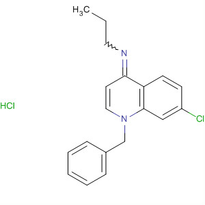 169970-60-9  1-Propanamine, N-[7-chloro-1-(phenylmethyl)-4(1H)-quinolinylidene]-,monohydrochloride