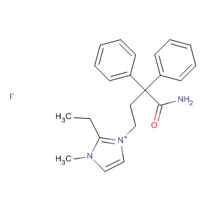 170105-30-3  1H-Imidazolium, 1-(4-amino-4-oxo-3,3-diphenylbutyl)-2-ethyl-3-methyl-,iodide