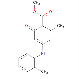 170122-79-9  3-Cyclohexene-1-carboxylic acid,6-methyl-4-[(2-methylphenyl)amino]-2-oxo-, methyl ester, trans-