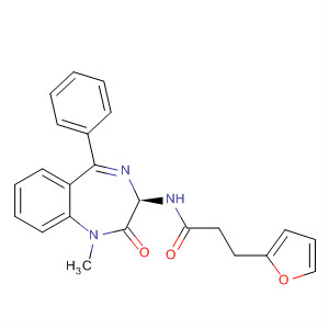 170228-44-1  3-Furanpropanamide,N-(2,3-dihydro-1-methyl-2-oxo-5-phenyl-1H-1,4-benzodiazepin-3-yl)-,(R)-