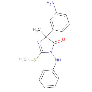 170441-71-1  4H-Imidazol-4-one,5-(3-aminophenyl)-3,5-dihydro-5-methyl-2-(methylthio)-3-(phenylamino)-