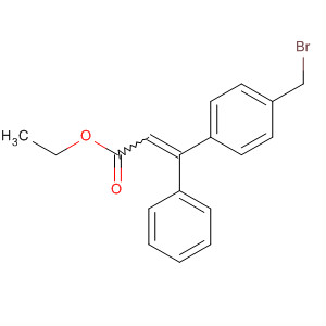 170788-85-9  2-Propenoic acid, 3-[4-(bromomethyl)phenyl]-3-phenyl-, ethyl ester